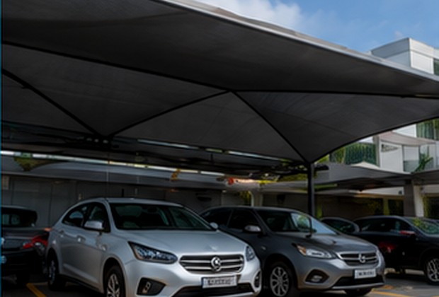 Cobertura para estacionamento